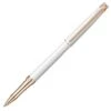Caran D’Ache Leman Slim White/Rose Gold Rollerball Pen -The Write Shop white rose gold rb 1