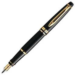 Waterman Expert Black Lacquer GT Fountain Pen